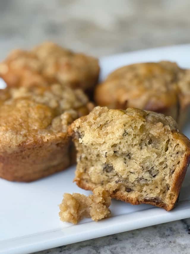 Sourdough banana muffins 4-pack
