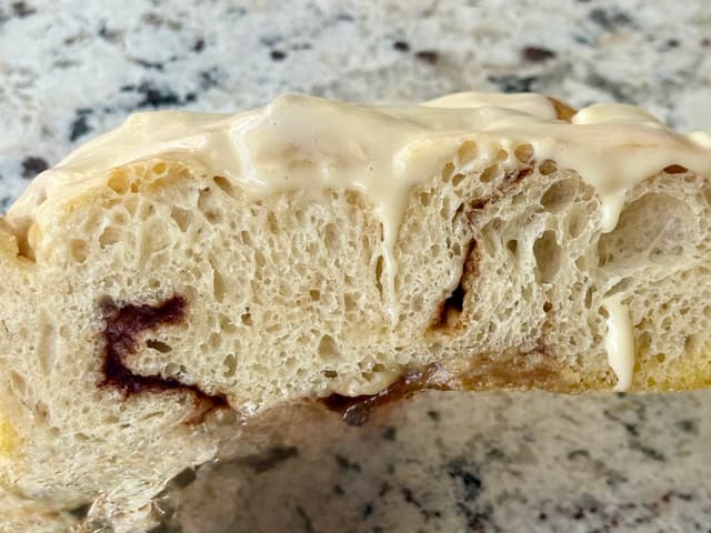 Sourdough cinnamon roll focaccia