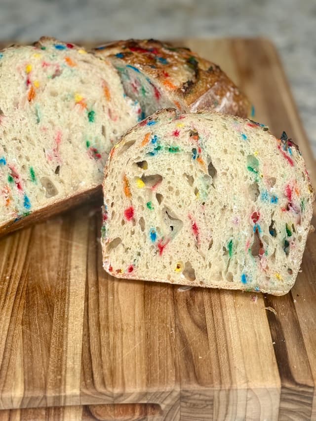 Funfetti Sourdough Loaf