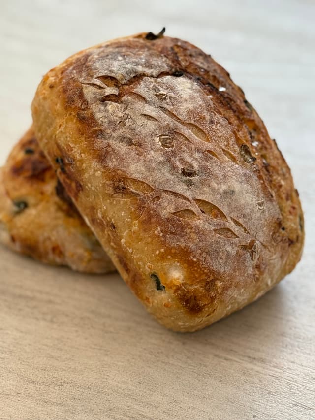 Jalapeño cheddar sourdough loaf