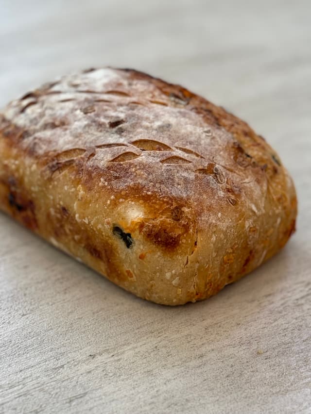 Jalapeño cheddar sourdough loaf